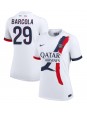 Paris Saint-Germain Bradley Barcola #29 Vieraspaita Naisten 2024-25 Lyhythihainen